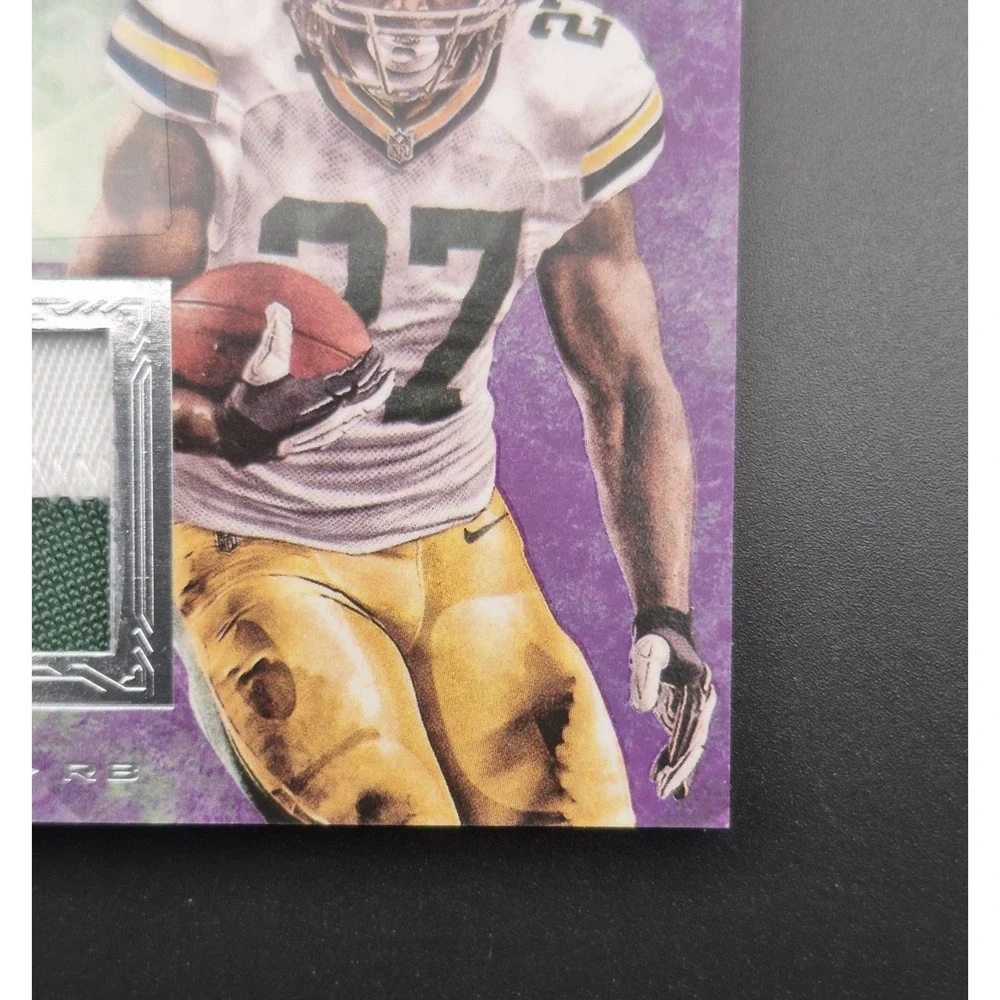 2013 Topps Inception Eddie‎ Lacy #IAJP-EL Autograph Jumbo Patch Purple /50